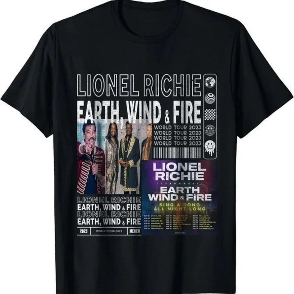 Lionel T Shirt Richie Tour Tshirt Earth Wind Fire Shirt